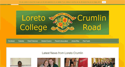 Desktop Screenshot of loretocrumlin.ie